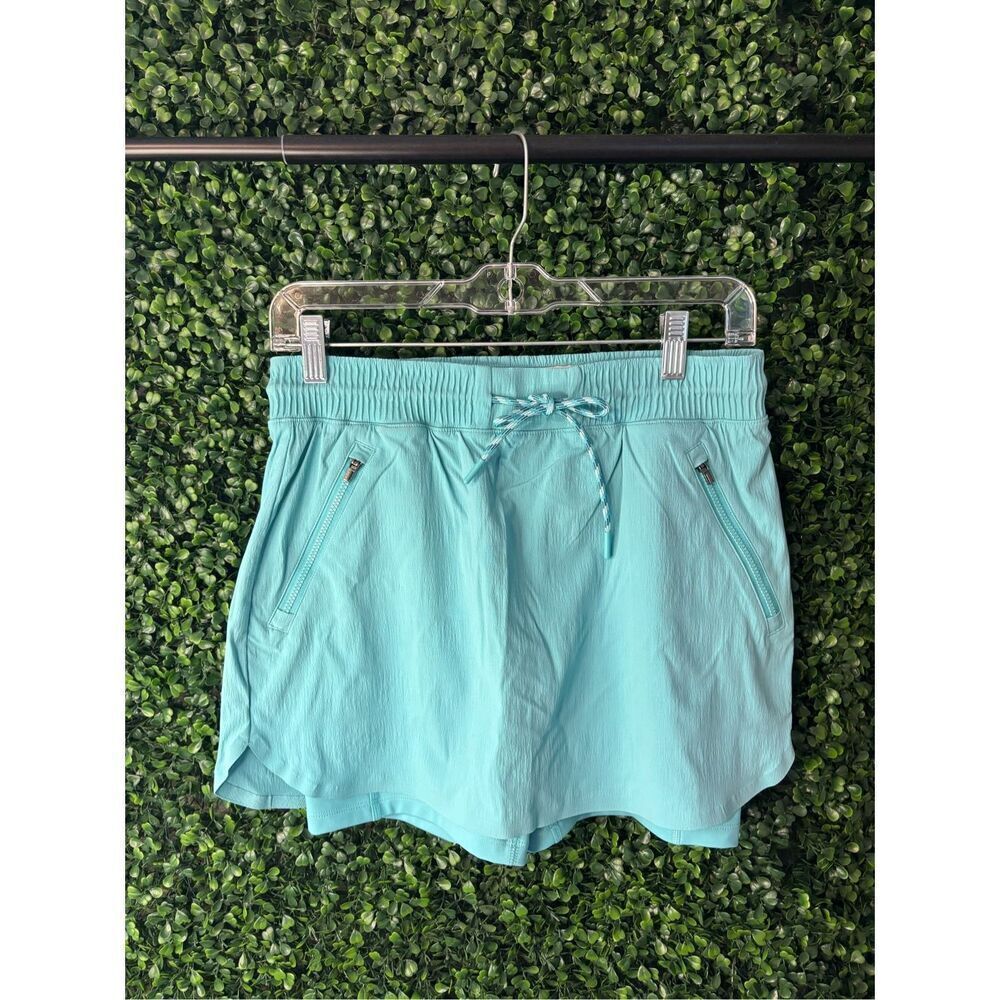 Athleta Aqua Blue Trekkie Skort Sz 2